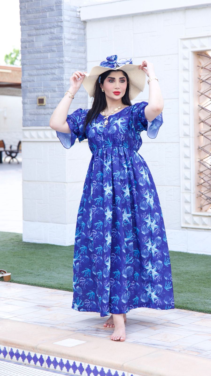 فستان بثيم البحر