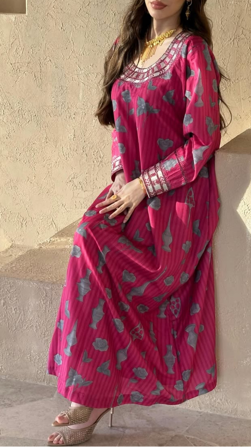 جلابية بو قلم الوردي