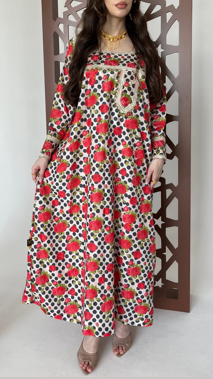 جلابية بو تيلة البيج